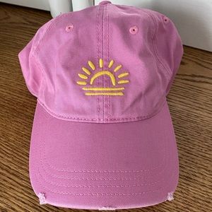 Pink womens baseball cap